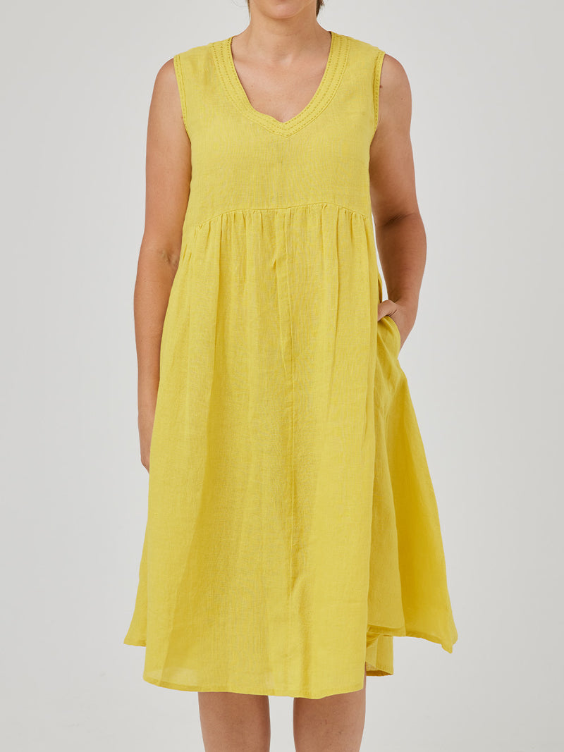 SAVITA LINEN DRESS