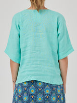 ANNIE LINEN TOP